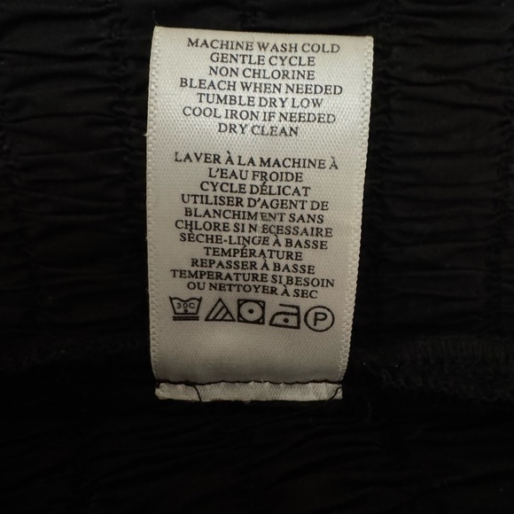 NWOT A.L.C. Cielo Smocked Racerback Cropped Tank Top in Black Size 4 - Picture 14 of 15